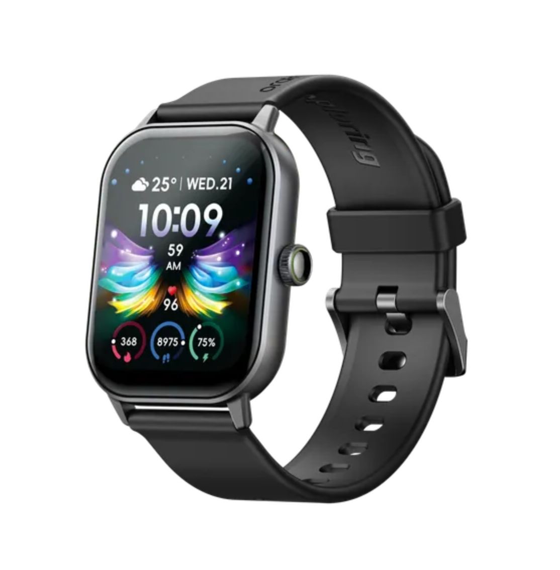 Oraimo Watch 5 2.01" HD Panda Glass 1ATM Smart Watch 300mAh Battery 7-Day Usage Time Scratch-resistant More Durable Wireless HD Calling All-day Health Monitoring 1ATM Water-resistant Smartwatch