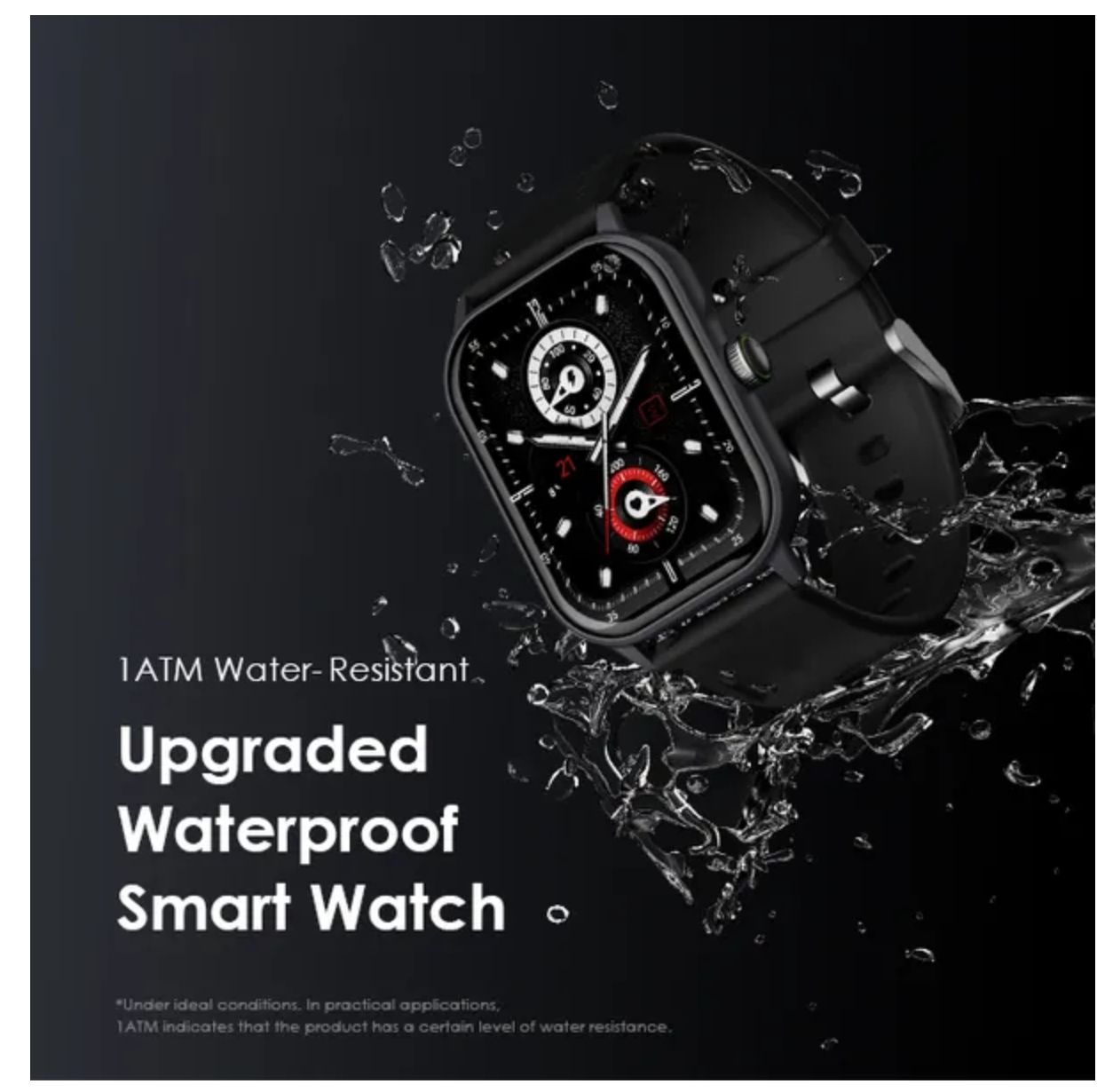 Oraimo Watch 5 2.01" HD Panda Glass 1ATM Smart Watch 300mAh Battery 7-Day Usage Time Scratch-resistant More Durable Wireless HD Calling All-day Health Monitoring 1ATM Water-resistant Smartwatch