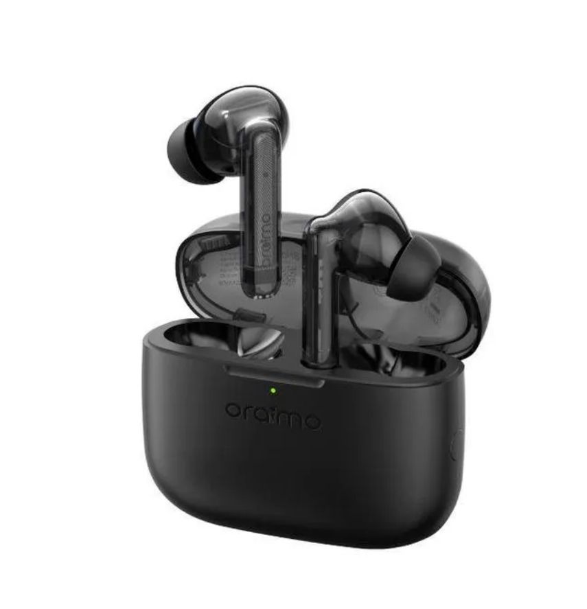 Oraimo FreePods Lite ENC True Wireless Earbuds 40-hour Playtime AniFast™ Fast Charge Crystal Clear Voice in Calls 2-mic ENC Technology IPX4 Waterproof Intelligent Touch Controls Earbuds Earphones