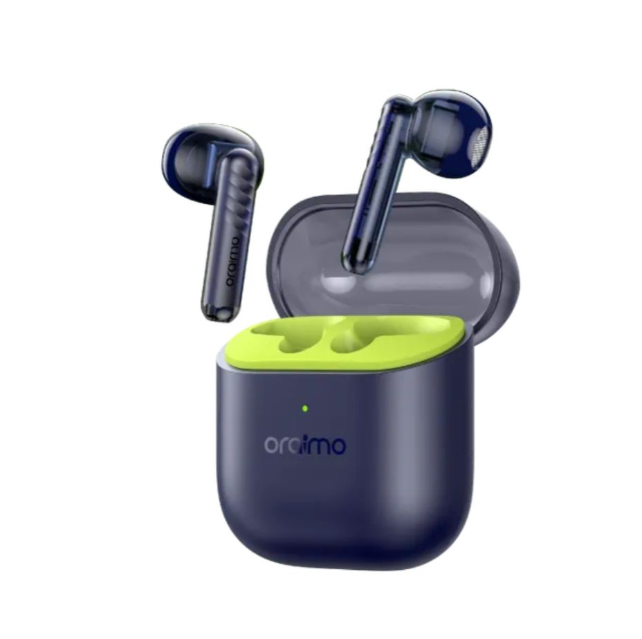 [Brand New] Oraimo FreePods Neo Half In Ear True Wireless Earbuds 50-Hour Long Playtime Sound360 Spatial Audio 2-Mic Call Noise Cancellation Low-latency Game Mode IPX4 Waterproof & Sweat Protection