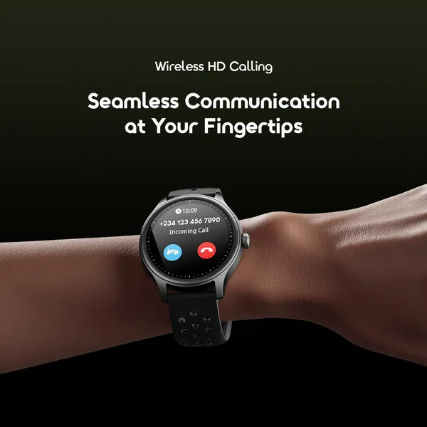 [NEW ARRIVAL] Oraimo Watch 6R 1.39'' Anti-Scratch IP68 Smart Watch, Anti-Scratch Panda Glass, Heart Rate & Blood Oxygen Monitor, IP68 Waterproof, AI Generated Watch Faces.