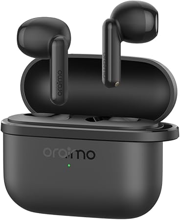 Oraimo Wireless Earbuds OTW-324S SpaceBuds Air  with Half-In-Ear Comfort and 38-Hour Playtime,Free Anti-Lost Lanyard Included.