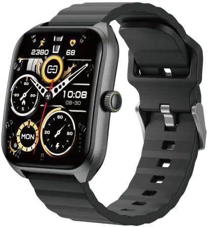 Oraimo Nova 2 Smart Watch OSW-814 – 2.01″ AMOLED Touchscreen, Bluetooth 5.3 Calling, Health & Fitness Tracker, 100+ Sports Modes, IP68 Water-Resistant