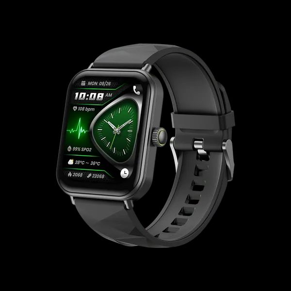 oraimo Watch Nova 2 Lite 1.93'' AMOLED Full Touch Color Screen Smart Watch,Anti Scratch Panda Glass,Ip68 Waterproof,Blood Oxygen and Heart rate Monitor,AI Generated Watch Faces