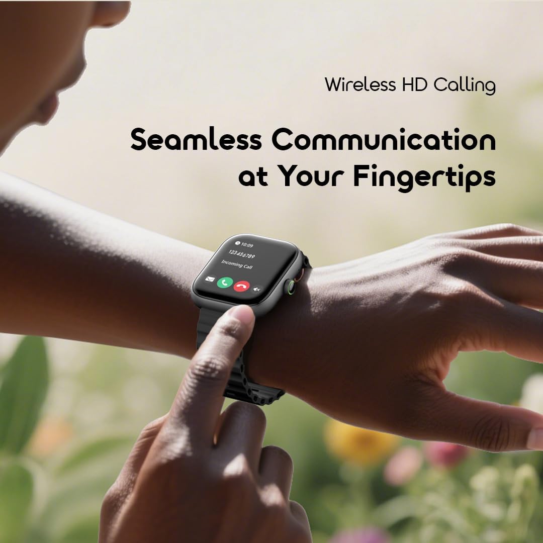 Oraimo Watch 6 OSW-807 Smart Watch  2.04″ Full Touch Display, Bluetooth 5.3 Calling, Heart Rate, SpO₂ & Stress Monitoring, 105+ Sports Modes, IP68,Up to 8-Day Usage Time,Anti-Scratch Panda Glass.