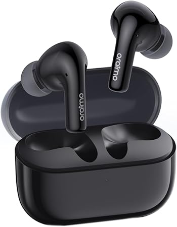 Oraimo Wireless Earbuds SpaceBuds Z OTW‑625, Heavy Bass™ Sound Promise  4‑Mic ENC Calls, ANC, Sound360 Audio, HavyBass™, 38H Battery, Fast Charging, IPX5, Game Mode,Dual-device Connectivity