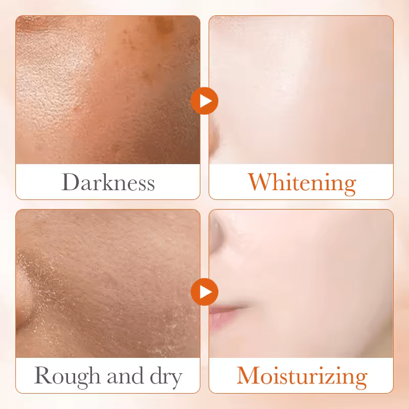 Sadoer 2 in 1 Skin Active 5x Vitamin C Cream +  5 x Vitamin C Serum Complementary, For Deep Hydration, Whitening Dark Spots, Moisturizing, Skin Tone Brightening and Skin Nourishment