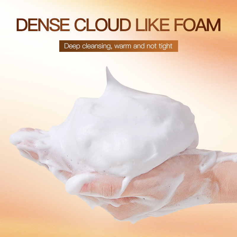 Sadoer Sea Buckthorn  + Fruit Acid Vitamin C Cleanser, Anti Oxidant Pore Cleansing Cleanser, Oil Control, Moisturize, Purify Pores, Clears Dirt and Cosmetic Residue