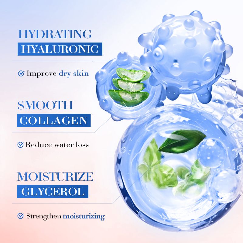 SADOER  Hyaluronic Acid Rosehip Oil Hydrating Facial Serum For Relieving Rough Skin , Intensive Hydration, Soothing Like Vitamin C, Nourishing, Enhance Luster of the Skin