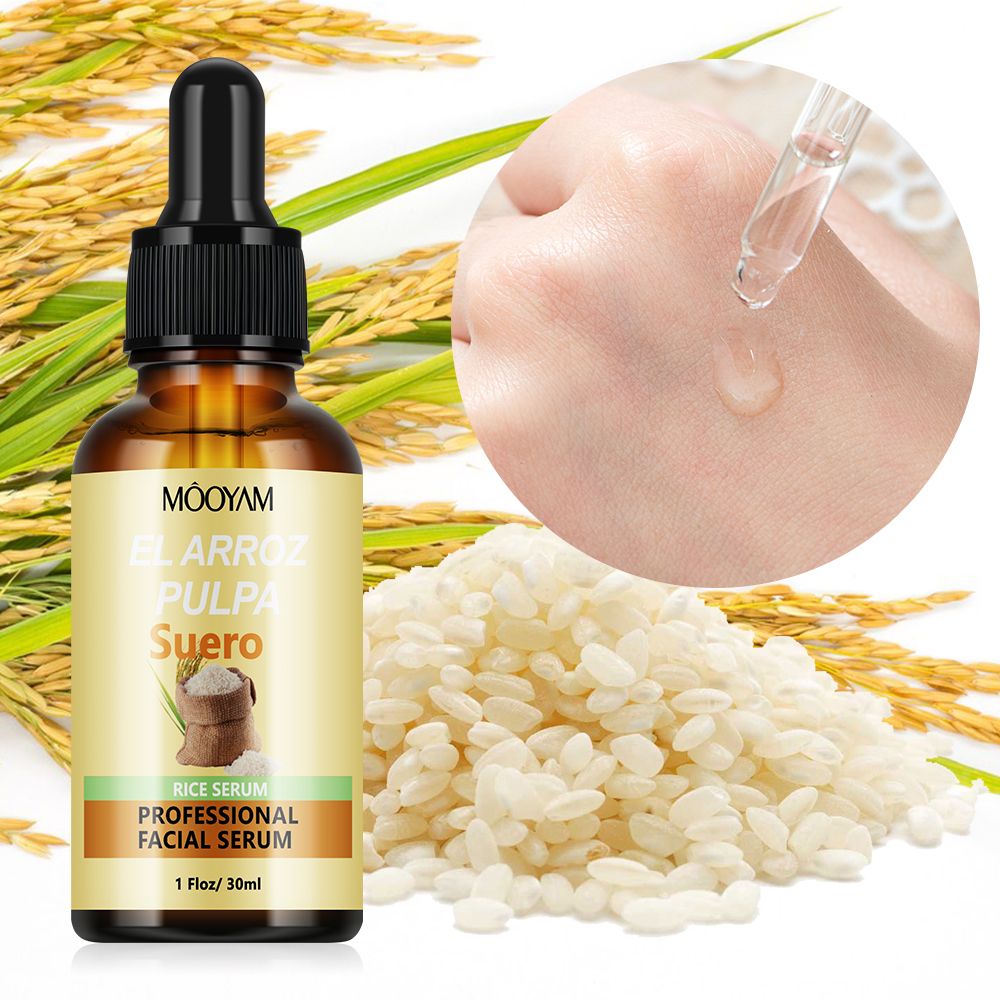 MOOYAM Rice Serum, Moisturising, Shrink Pores, Nourish The Skin, can Add Vitamin C , Improving Fragile Skin Rice Raw Pulp Essence
