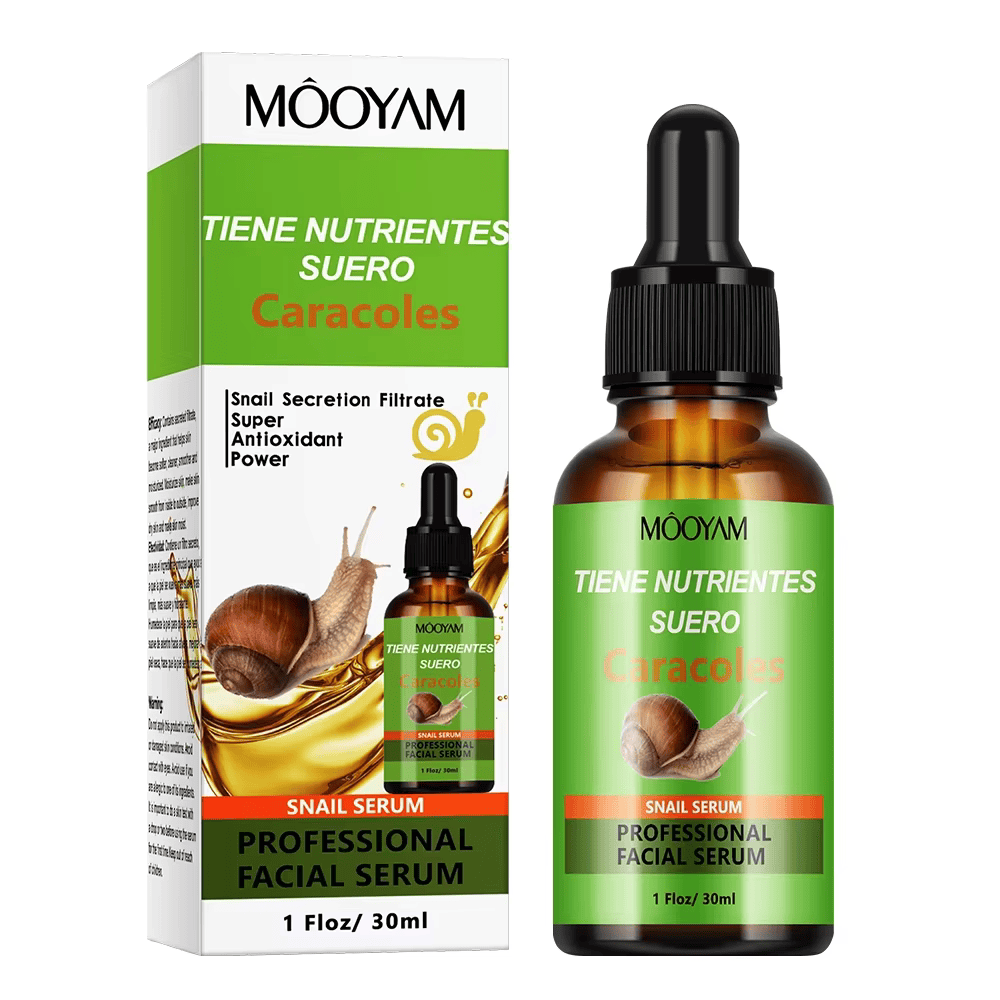 MOOYAM Snail Serum, Snail Secretion Filtrate For Moisturizing, Smoothing and Moisturizing Snail Filtrate Serum, Like Vitamin C,Anti Wrinkles, Anti Aging, Moisturizing, hydrating