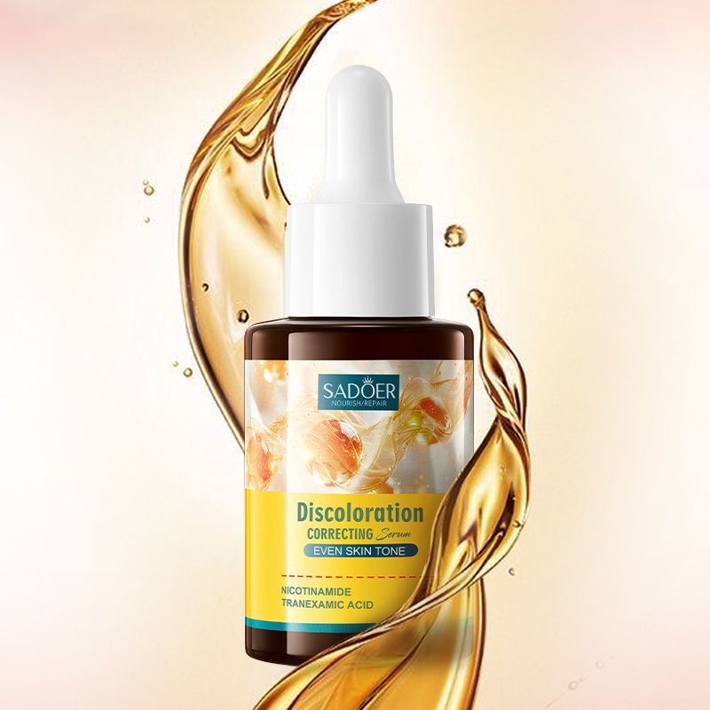 SADOER Even Skin Tone Face Serum with Niacinamide and Tranexamic Acid, Discoloration Correcting Serum, Like Vitamin C, Whitens Skin, Reduce Pigmentation, Reduce Skin Dullness, Rejuvenate Skin, Moistur