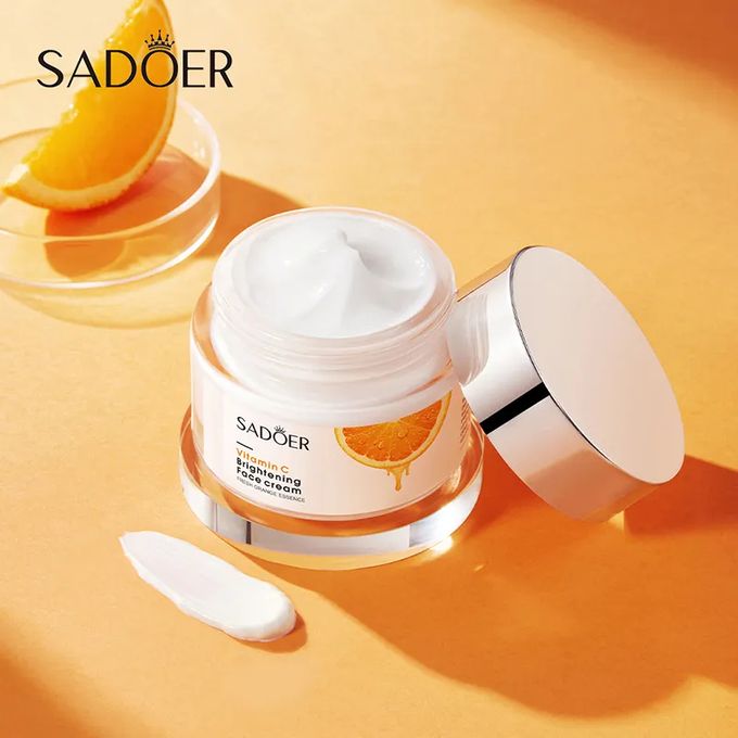 Sadoer 3 in 1 Vitamin C Serum + Vitamin C Cleanser + SPF 50++ Sunscreen for Brightened Face, Moisturizing, Anti Aging, Anti Wrinkles, Anti Acne, Dark Spots Remover, Sunscreen Protector