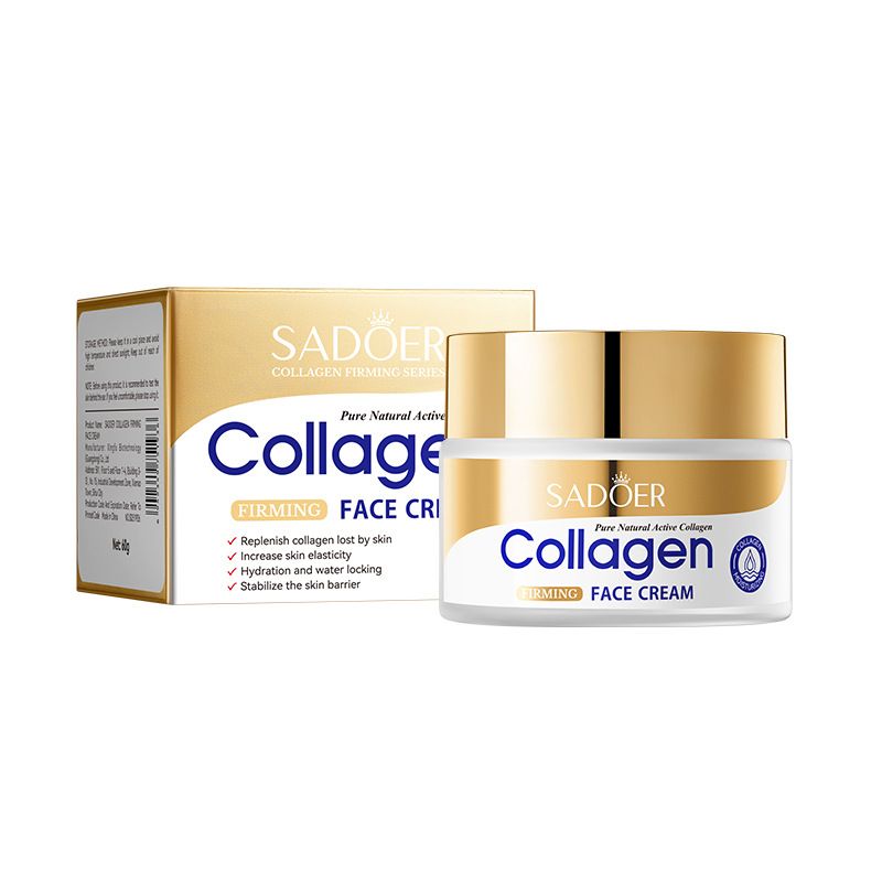 SADOER 3 in 1, Collagen Cream+ Collagen Serum +  Retinol Firming Serum, Anti Ageing, Anti Wrinkles, Anti Acne, Anti Dark Spots, Can use with Vitamin C Face Brightening , Smooth Skin and Revitalized