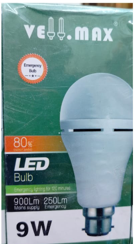 [OFFER PRICE] VELLMAX INTELLIGENT 9W LED Light Bulb Energy Saving Bulb sufficient brightness for living room, bedroom corridor as picture