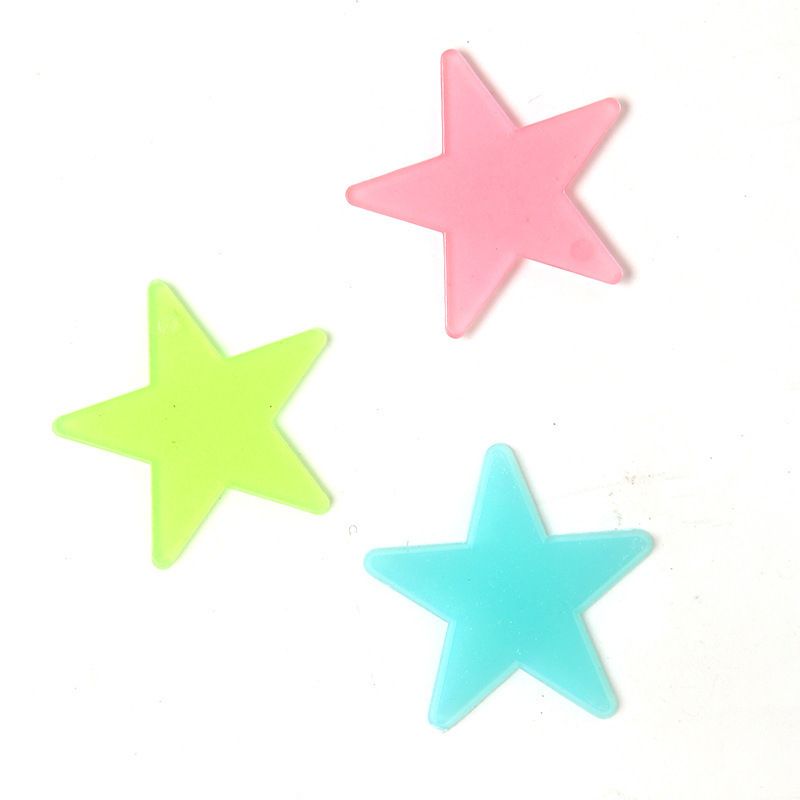 Flash Fash 100-Piece 3D Glow-in-the-Dark Stars Set – Super Budget-Friendly, Ideal for Creating Home Starry Sky Ambiance  Favorites of Kids & Lovers  Zawadi ya Watoto na Wanandoa kwa Mazingira ya Nyota