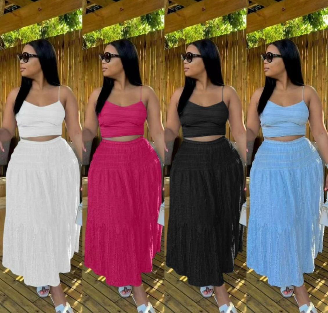 Elegant two piece soft and quality casual dresses for ladies parties,dinner,dates,picnic outfits