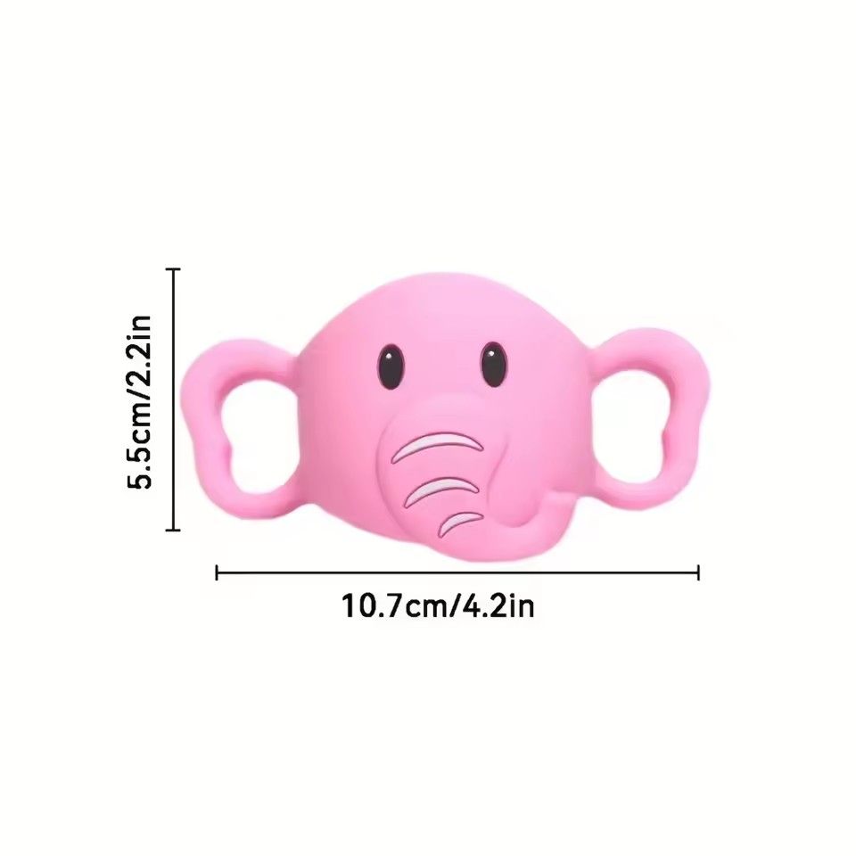 Bottle Handles for Baby Easy-Grip Transitional Sippy Cup Handles Narrow Baby Feeding Bottle Holder Grips 100% Silicone-BPA-Free