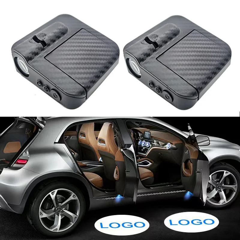 2pcLED door welcome light, car logo projector light, suitable for various car models（Attention: Please indicate the vehicle model when placing an order, otherwise it cannot be shipped）