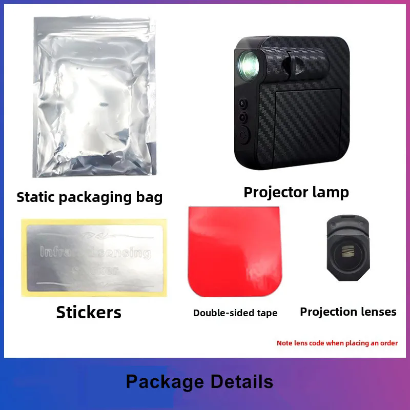 2pcLED door welcome light, car logo projector light, suitable for various car models（Attention: Please indicate the vehicle model when placing an order, otherwise it cannot be shipped）