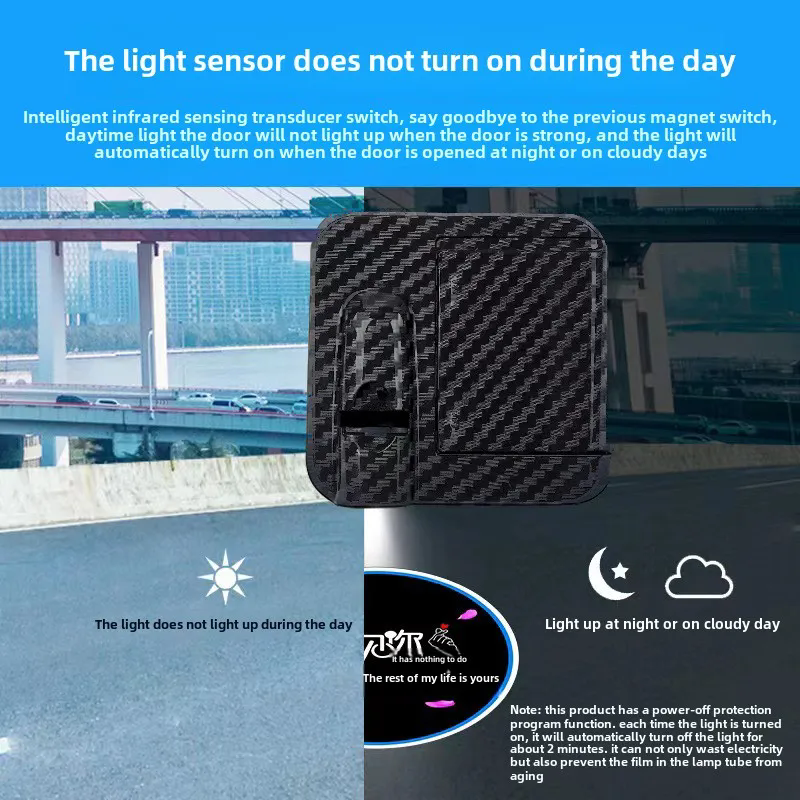 2pcLED door welcome light, car logo projector light, suitable for various car models（Attention: Please indicate the vehicle model when placing an order, otherwise it cannot be shipped）
