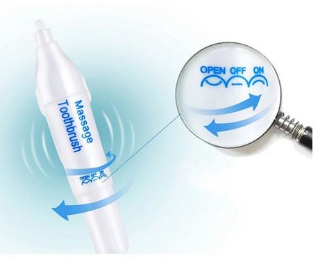 Operated Electric Toothbrush with 3 Brush Heads