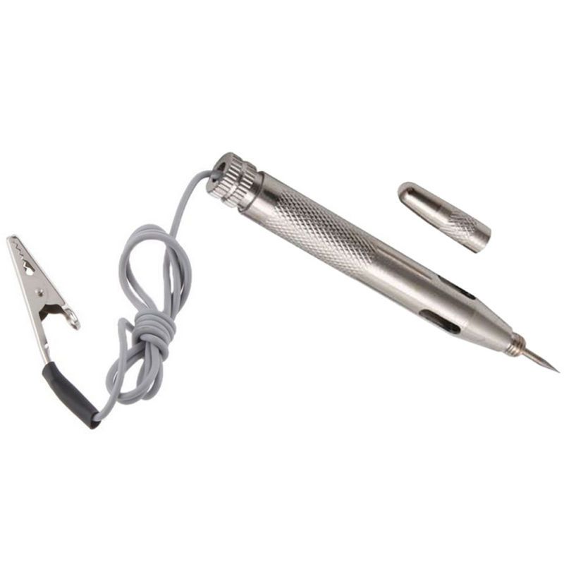 DC 6V 12V 24V Copper Auto Car Light Circuit Tester Lamp Voltage Test Pen Detector Probe Light System Test Probe Lamp D1--6