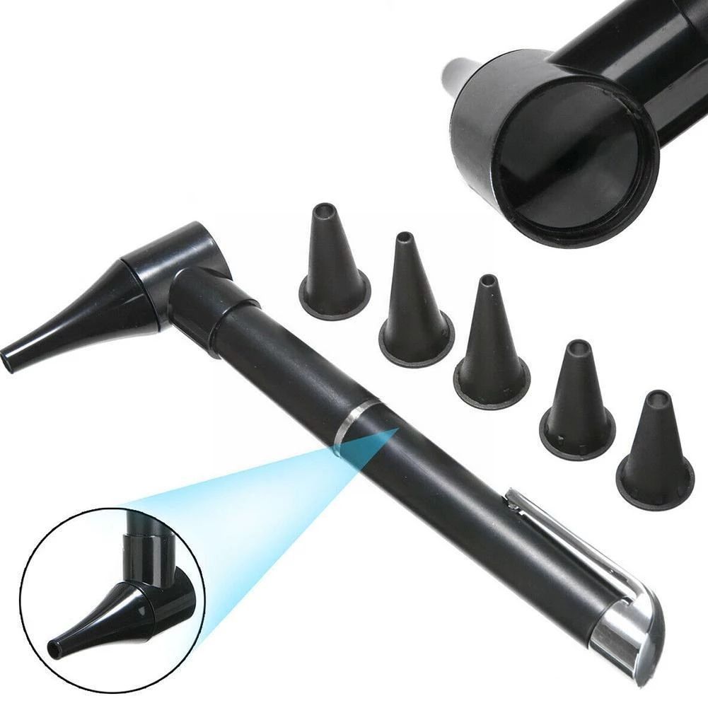 1 Set Medical Diagnostic Ear Light Otoscope Magnifying Clinical Ear Light Tool Set Cleane Tools Ear Protect Care Pen Nose E-1297
