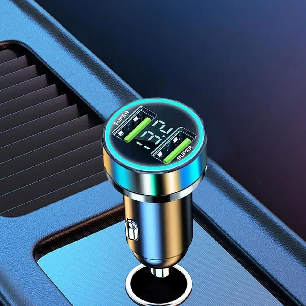 1pc240w 12V-24V portable USB car charger ultra fast charging adapter C-611