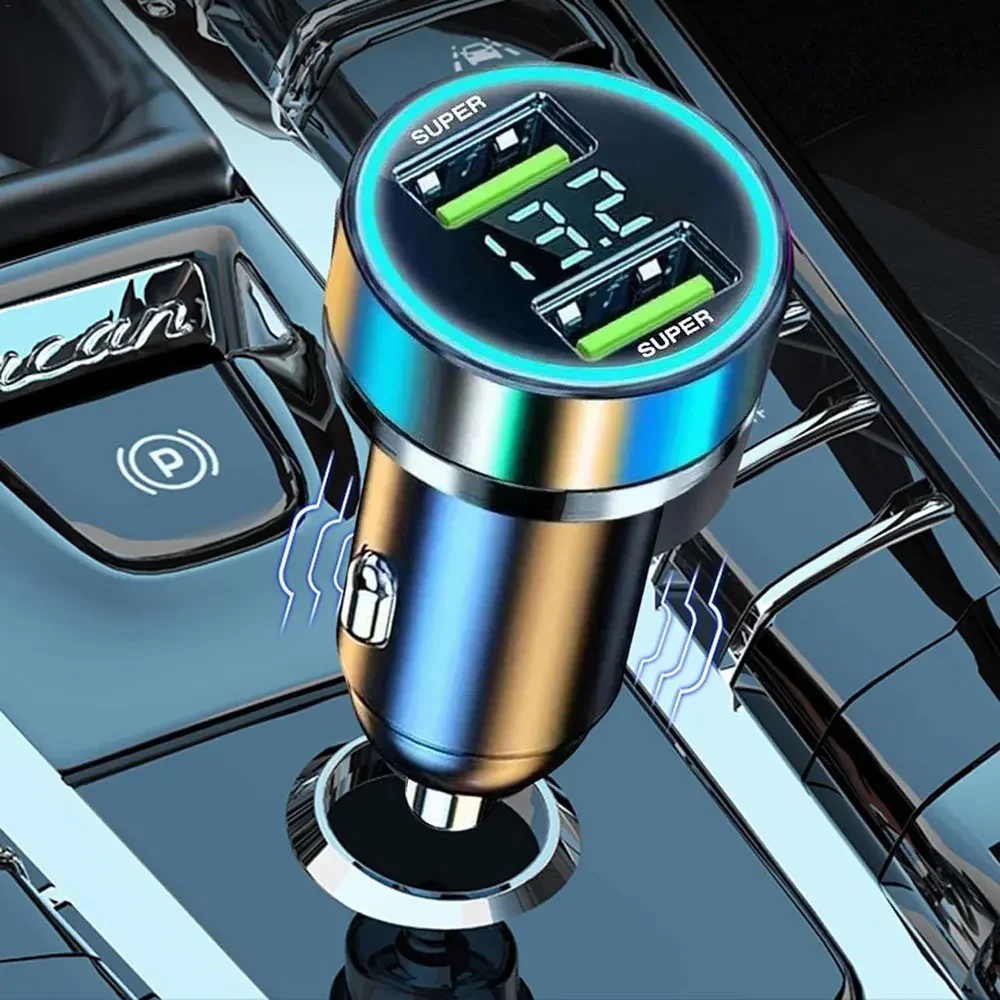 1pc240w 12V-24V portable USB car charger ultra fast charging adapter C-611