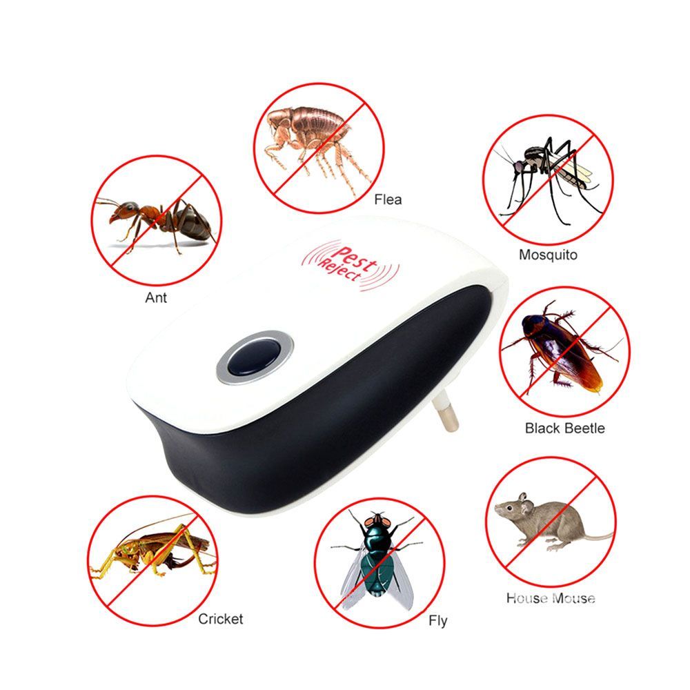 Ultrasonic Electronic Pest Repeller Mosquito Mouse Rat Multi-function Rodent Insect Repellent Mini Insect Killer RodeE-482