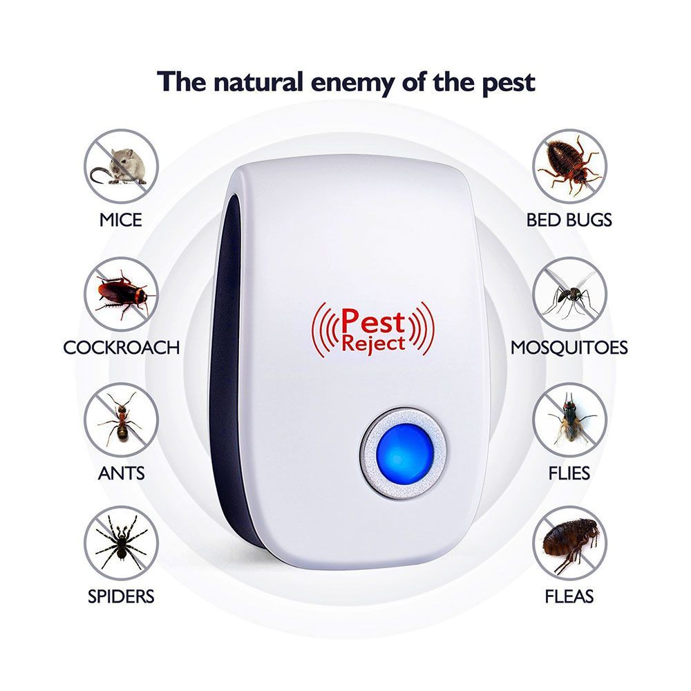 Ultrasonic Electronic Pest Repeller Mosquito Mouse Rat Multi-function Rodent Insect Repellent Mini Insect Killer RodeE-482