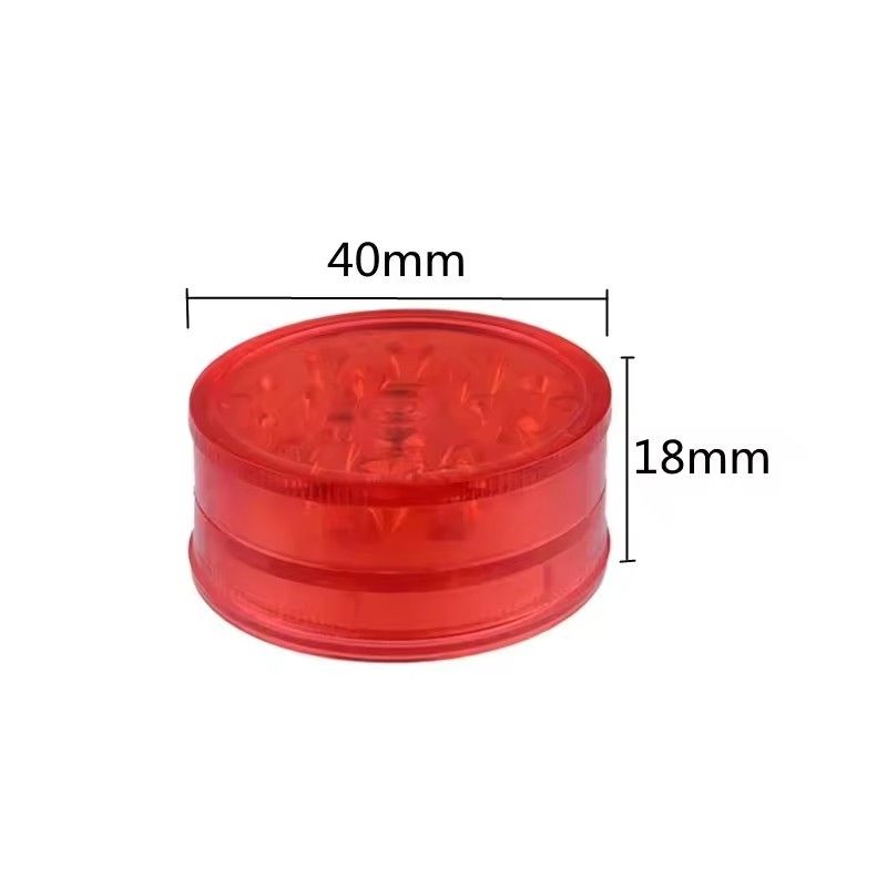 1Pc  Plastic 3 Layer 40mm Tobacco Grinder Leaf Herbal Herb Smoke Spice Crusher Hand Muller Smoke Accessories B2-167-2