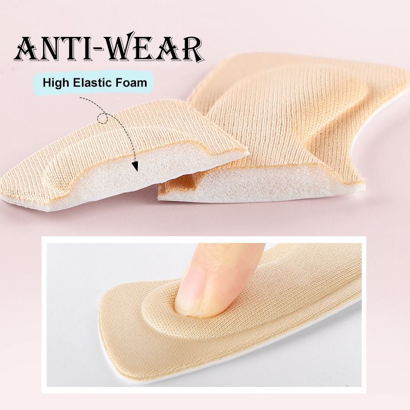 3 Pairs Sponge Heel Pads Adhesive Patch for Pain Relief High Heels Shoes Sticker Foot Care Liner Grips Insole Cushion Insert Pad C-166