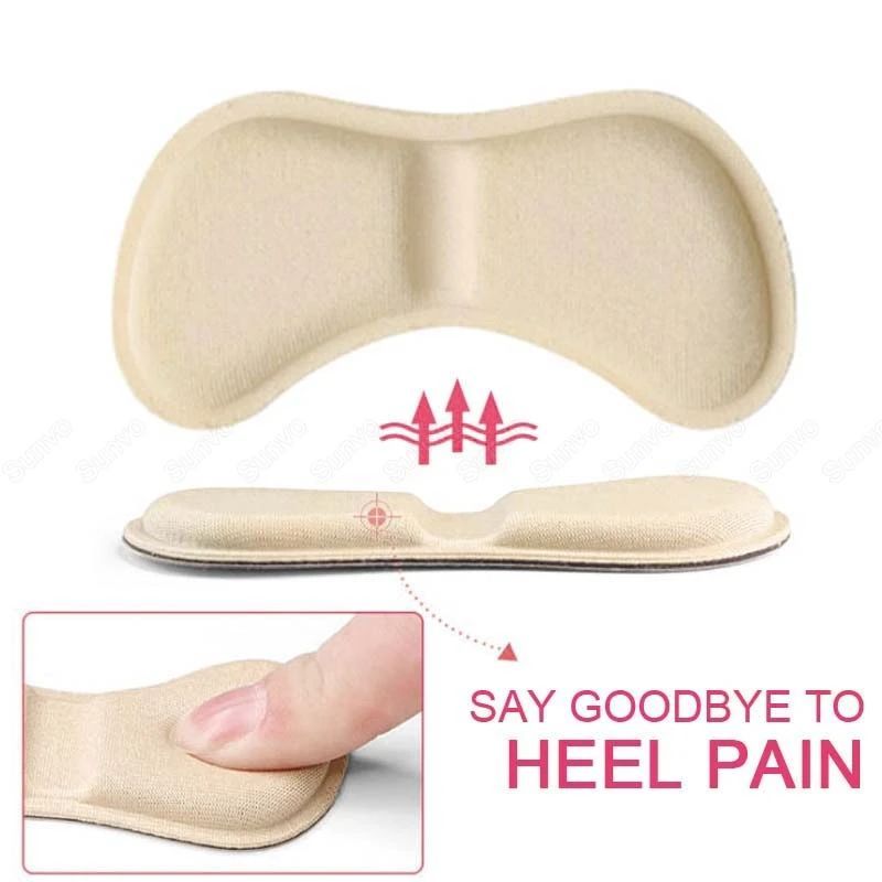 3 Pairs Sponge Heel Pads Adhesive Patch for Pain Relief High Heels Shoes Sticker Foot Care Liner Grips Insole Cushion Insert Pad C-166