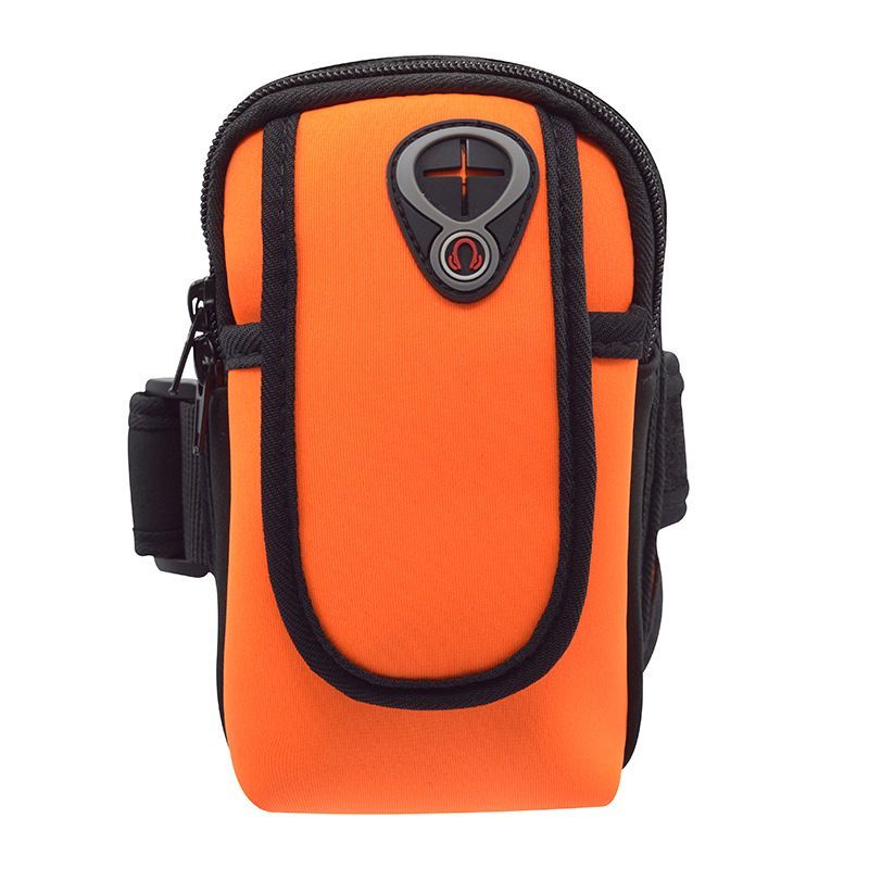 Sport Armband Running Flip Bag Case for iPhone Samsung Universal Smartphone Mobile Phone Earphone Holes Keys Arm Bags Pouch O-5-6