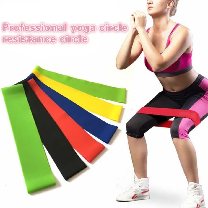 Portable Fitness Workout Equipment Rubber Resistance Bands Yoga Gym Elastic Gum Strength Pilates Crossfit Women Weight Sports C-66-9