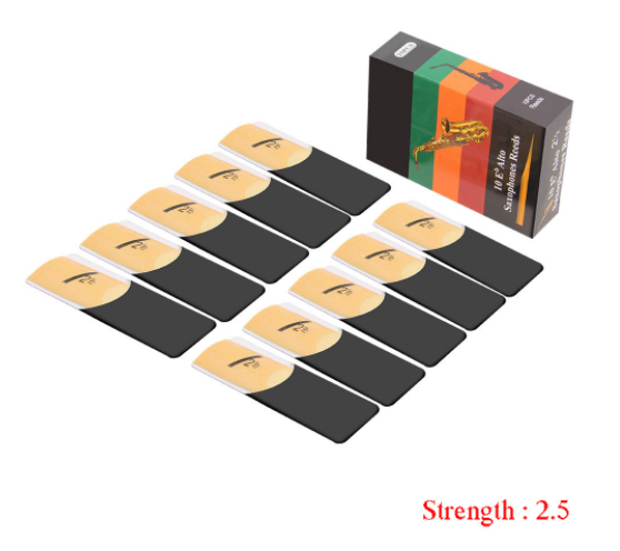 10-piece Eb Alto Saxophone Reed Reed Woodwind Accessories Accessories E-1176