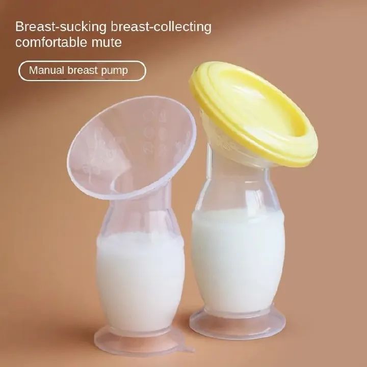 Silicone Breastfeeding Manual Nursing Strong Suction Reliever Breast Pumps Feeding Milk Bottle Sucking L---16