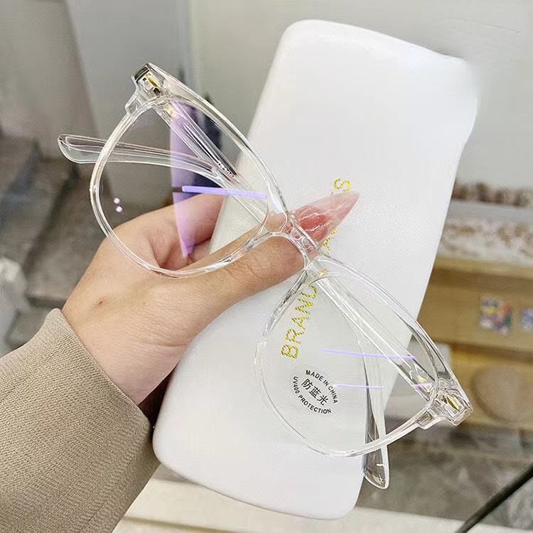 Transparent Computer Glasses Frame Women Men Anti Blue Light Round Eyewear Blocking Glasses Optical Spectacle Eyeglass FZ-305 Yue Ya