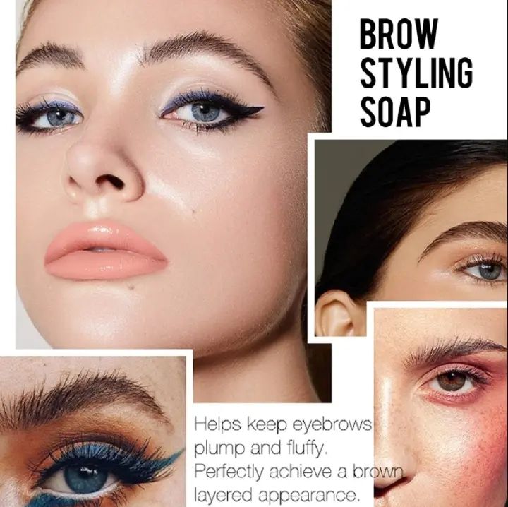 Brow Repair Soap Style Wax Gel With Brush Long Lasting Makeup Eyebrow Eye Makeup Easy To Use Tool Waterproof B2-788