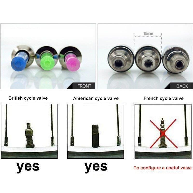 2Pcs Car Lights Neon Lights Air Cover Tire Rim Valve Wheel Stem LED Lamp Flash Color Tyre Wheel Valve Cap Light Car Tire Valve E-589