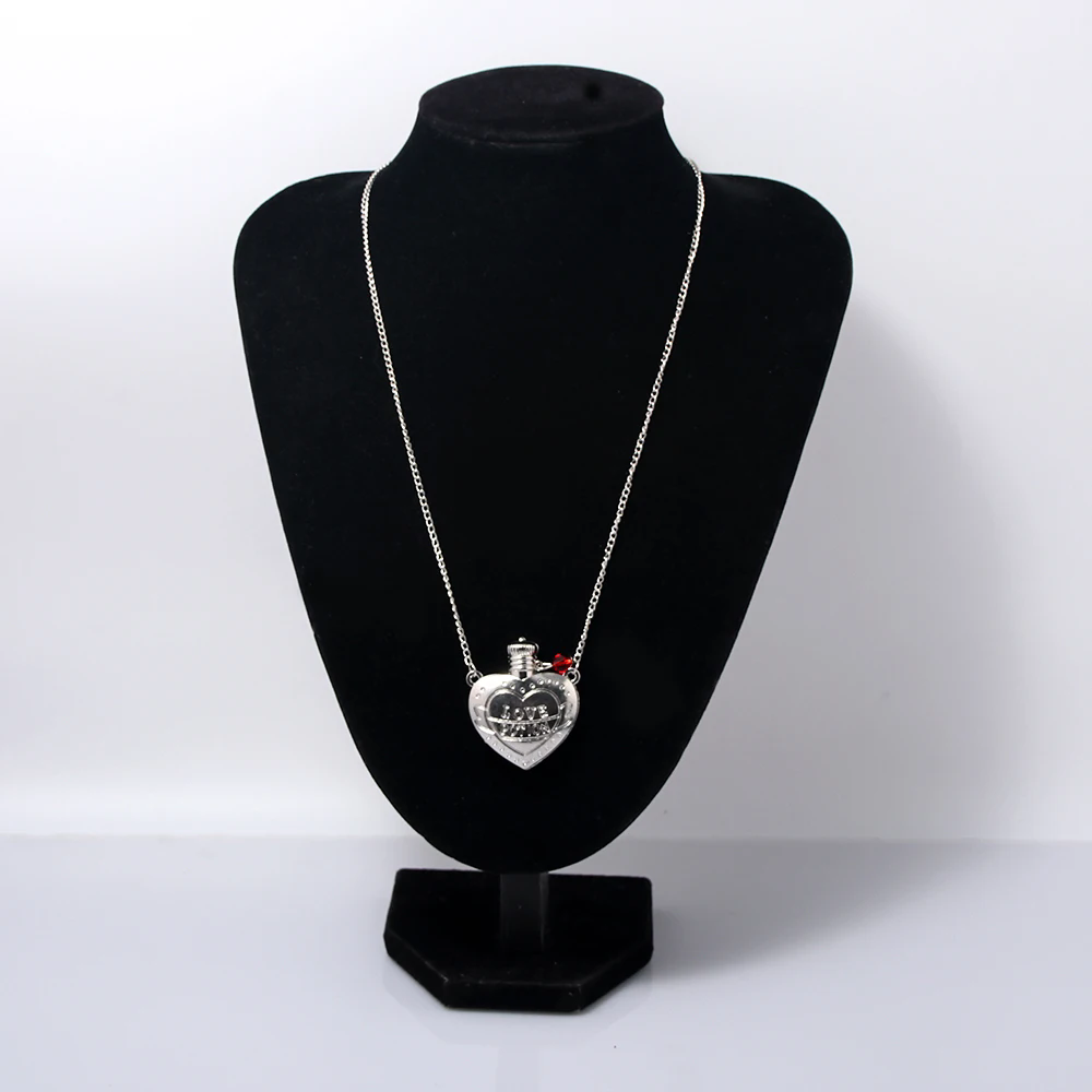 1pcLove and Poison Necklace Love Bottle Metal Pendant Cross-border Fashion Couple Valentine's Day Gift