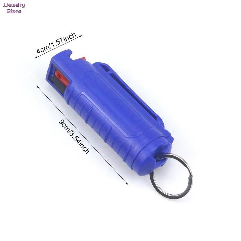 20ml Women Self Defense Pepper Spray Plastic Case Emergency Box Spray Shell with Key Ring Keychain Portable Defend Tool C-489