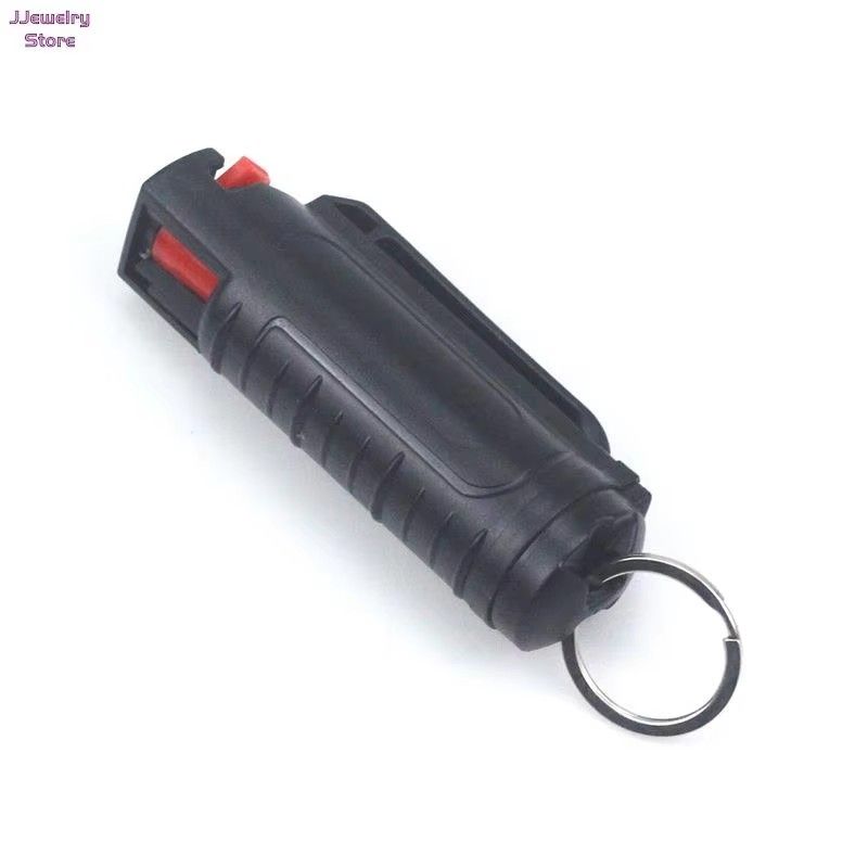 20ml Women Self Defense Pepper Spray Plastic Case Emergency Box Spray Shell with Key Ring Keychain Portable Defend Tool C-489