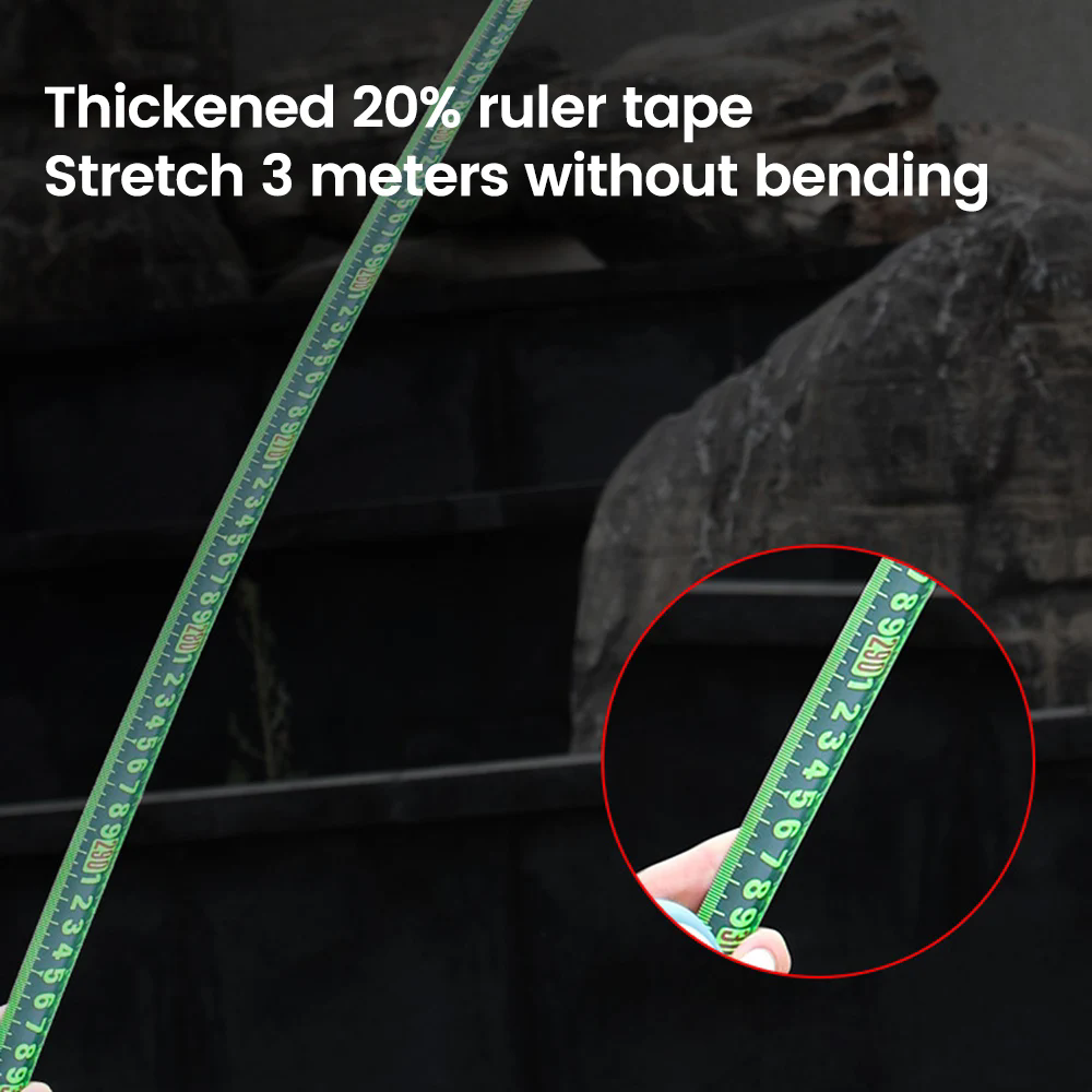 1pcLaser Tape Measure 5MMetric Tape Carbon Steel Tape Self-locking Portable Measuring Construction Tools