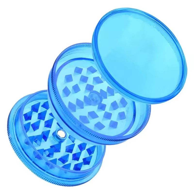 1Pc  Plastic 3 Layer 40mm Tobacco Grinder Leaf Herbal Herb Smoke Spice Crusher Hand Muller Smoke Accessories B2-167-2