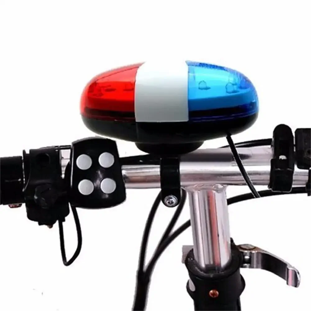 1pc bicycle horn LED warning bicycle warning light electric horn alarm light