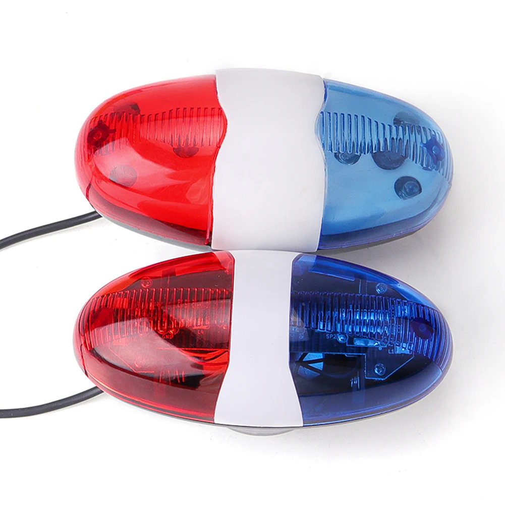 1pc bicycle horn LED warning bicycle warning light electric horn alarm light