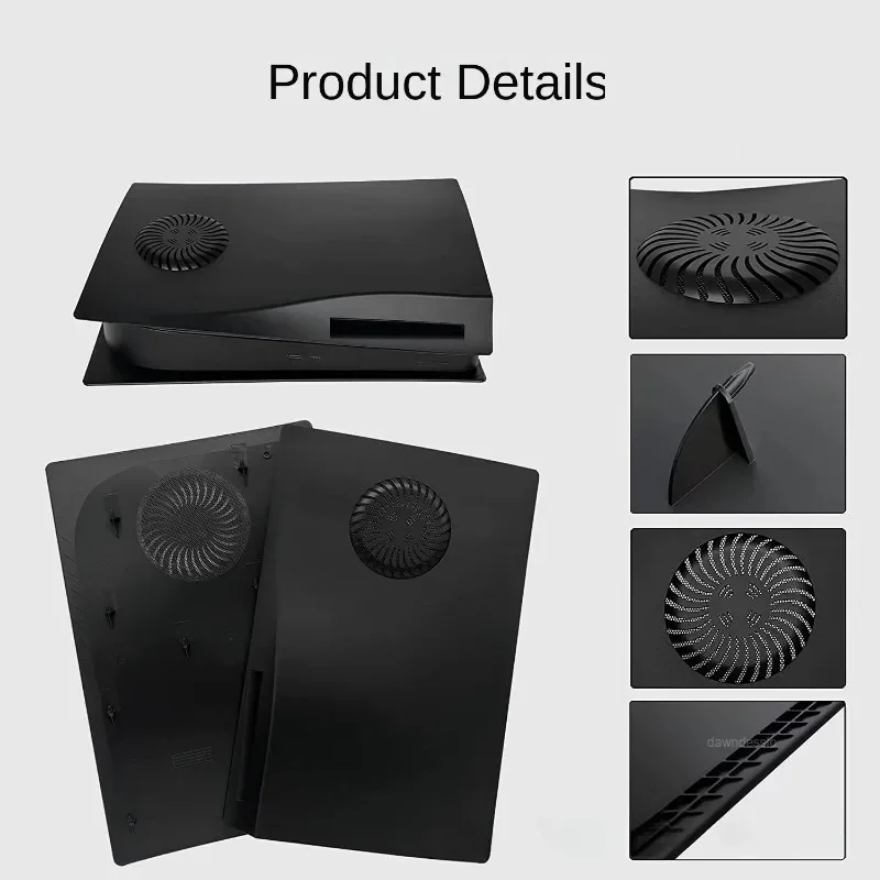 2Pcs Dust Net Fan Dust Filter Breathable Ventilation Dustproof Mesh Case Cover with Cleaning Brush for PS5 Game Console